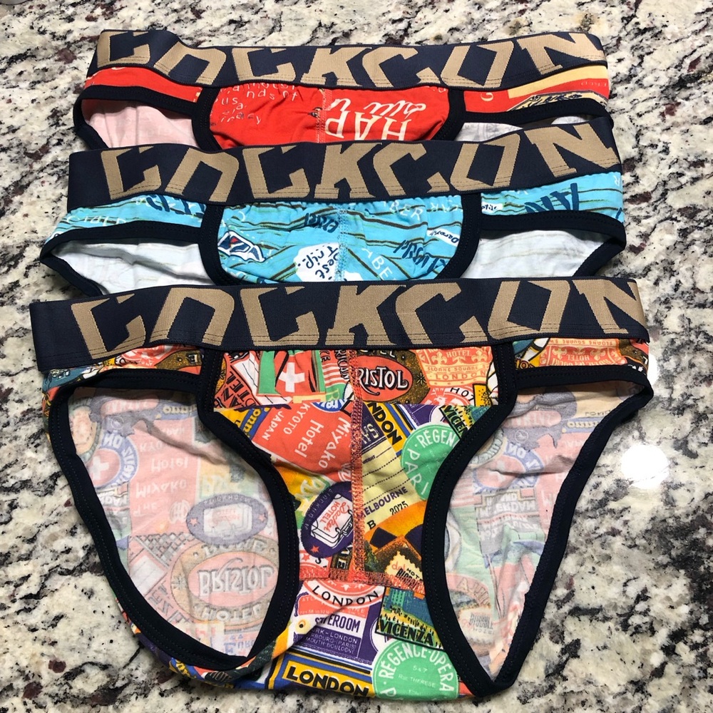 Vintage Men’s low rise summer briefs bundle new